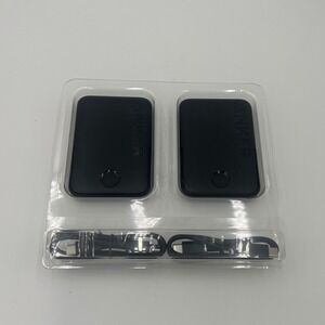 Anker PowerCore 5000 Portable Charger 2 Pack Black USB Charging Cables